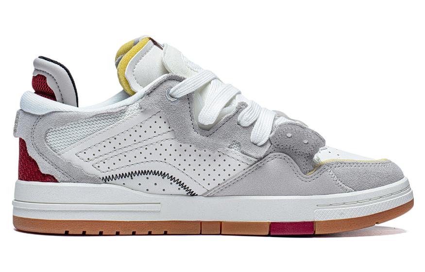 Li Ning Wave PRO Скользкие, износостойкие, легкие низкие кеды для скейтборда Женские Серые AECT034-3
