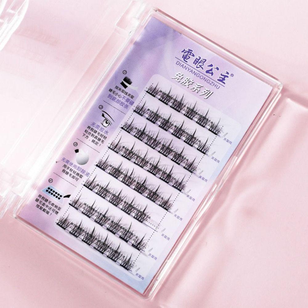 Густые накладные ресницы без клея, долговечные, сегментированные, пучки ресниц для женщин и девочек