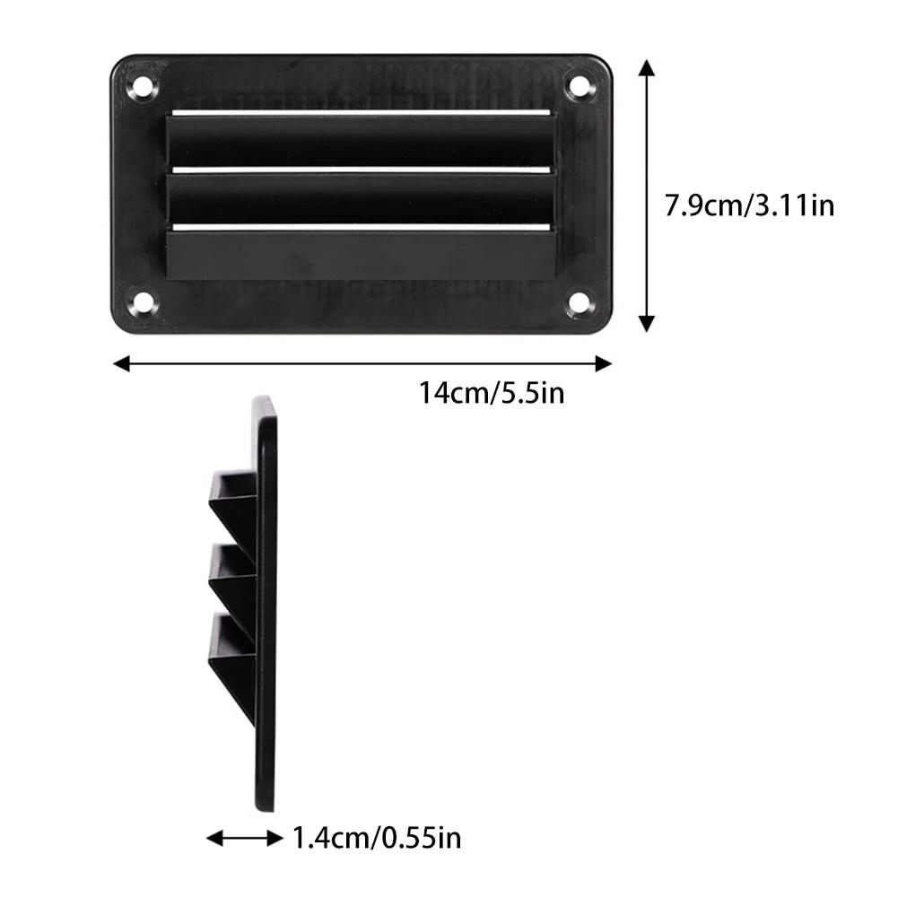 RV Air Vent Louver Air Outlets Professional Bathroom Office Ventilation Outlet Grille Louver with Screws For Boat Yacht