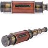 Brass Telescope for Kids Handheld Pirate Monocular Telescope Zoomable Collapsible Monocular Brass