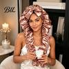 Double Layer Sleeping Cap No Heat Hair Curling for Women, Adjustable Curls Satin Bonnet, Medium, Long Hair, Braids, Dreadlocks Women