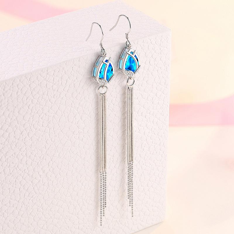 Lindon Copper Alloy Zircon Earrings Drop Earrings For Women Wedding Party Gifts