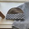 Polyester Polka Dot Beanie Earflap Warm Winter Hat Korean Style Knitted Beanie Hat  For Women