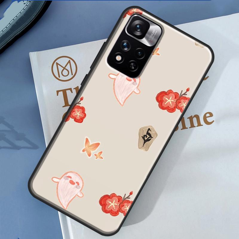 Мультяшный чехол Hu Tao Genshin Impact для Xiaomi Redmi Note 14 13 Pro 12 11 9 10 9S 10S 11S 12S Redmi 13C 10C 12C 14C