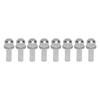 8 Pcs RC Wheel Hub Extension Nut Stainless Steel High Strength Hex RC Wheel Hub Extension Adapter