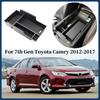 Car Armrest Storage Box for Toyota Camry 2012 - 2017 Center Console Holder Stowing Organizer Interior Accessories