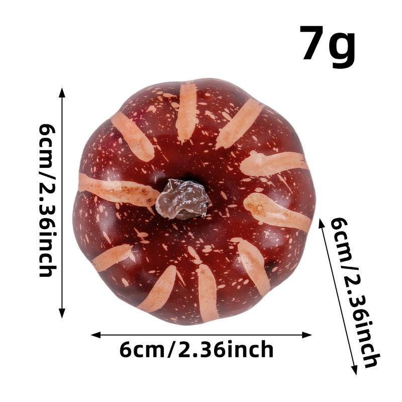 Simulation Vegetables Halloween Harvest Foam Pumpkin Restaurant Window Decorations Thanksgiving Photo Props