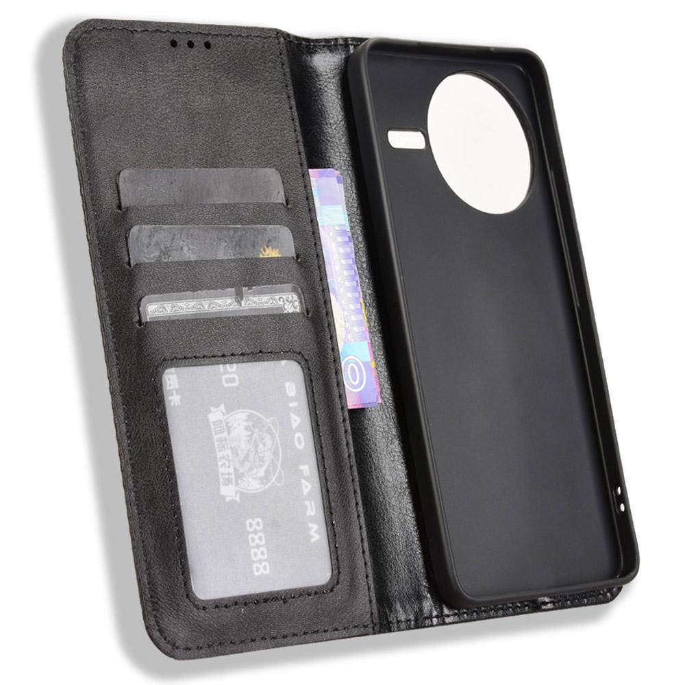 Кожаный чехол-кошелек с подставкой с ретро-текстурой для Xiaomi Redmi K80 5G/K80 Pro 5G/Poco F7 Pro 5G/Poco F7 Ultra 5G