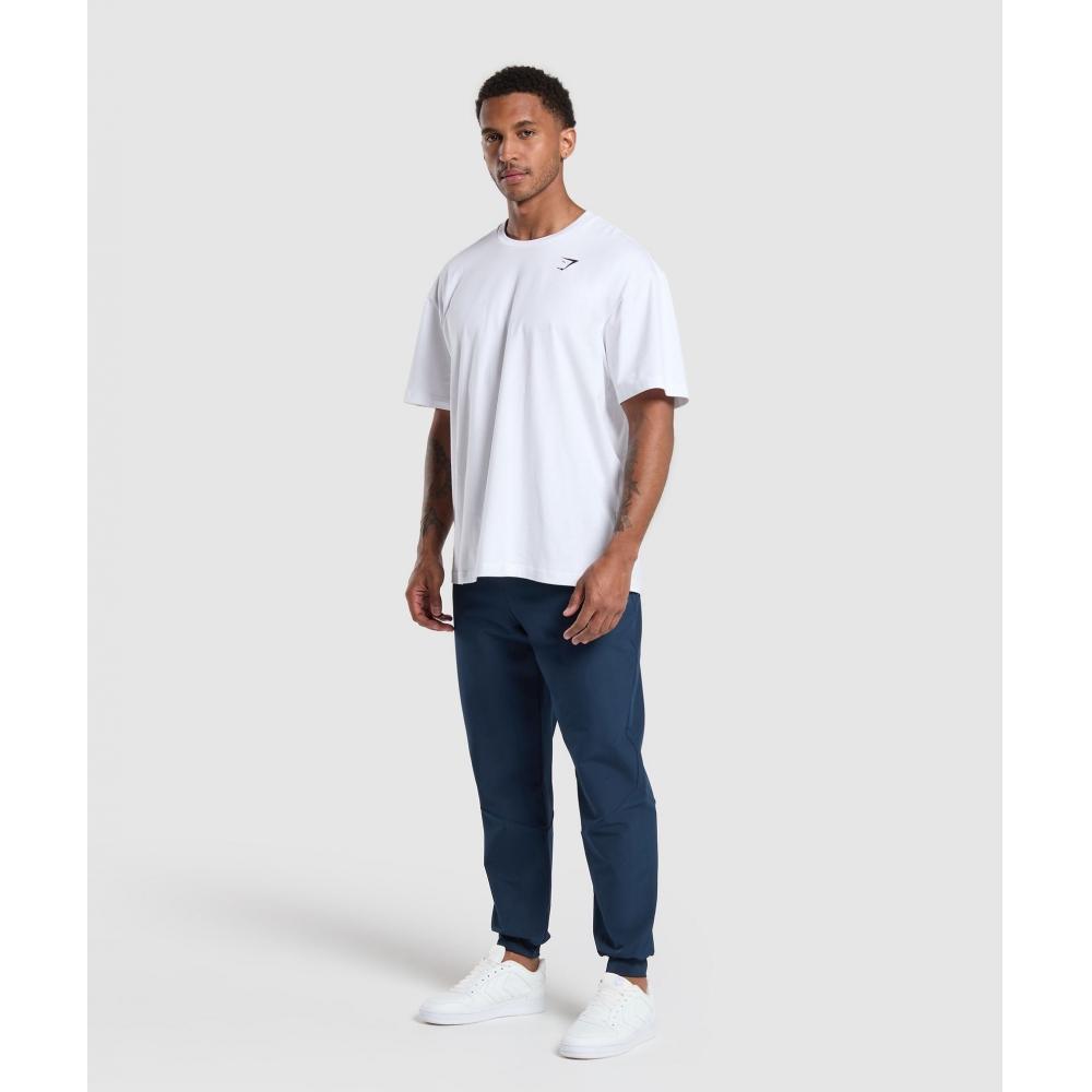 Gymshark Легкие тканые джоггеры темно-синие A5a4r Ub9p