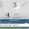 Small Ceiling Fan Mute Frequency Conversion Bedroom Fan Light Home Aisle Balcony Ceiling Fan