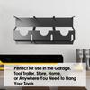 Heavy Duty Metal Angle Grinder Holder Wall Mount Rack Stand Storage Bracket with Cord Hanger for Cutters and Polishers