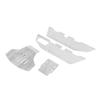 Stainless Steel Skid Plate Guard Chassis Armor for Traxxas 2WD 1/10 RC Car For 1/10 RC Car
