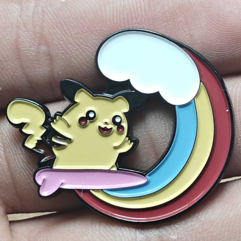Anime Gengar Naruto Enamel Pin Lapel Pins for Backpacks Badges Cartoon Brooch for Clothes Jewelry Gifts for Friends
