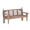 1:12 Dollhouse Miniature Garden Bench Unpainted Miniature Wooden Park Bench for Dollhouse