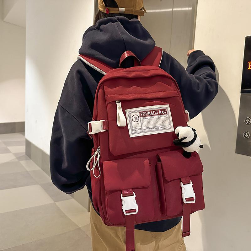Студенческий школьный рюкзак Женский рюкзак большой вместимости Мужской водонепроницаемый рюкзак