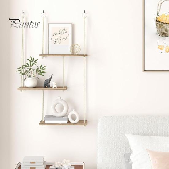 Подвесные полки для растений, прочная несущая конструкция, простая установка, деревянная полка для растений, подвесная на подоконник