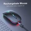 Wireless Mouse Bluetooth Mouse Wireless Computer Mouse Rgb Rechargeable Ergonomic Led Backlit Mause Silent Mice For Laptop Pc