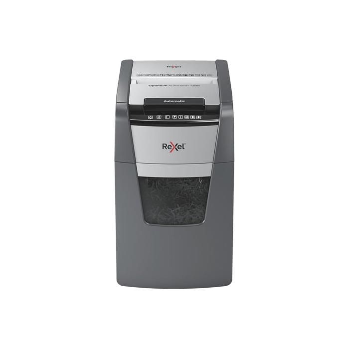 Автоматический уничтожитель - REXEL - Auto+ 130M - Микрорезка - Вместимость 130 листов - 44 литра