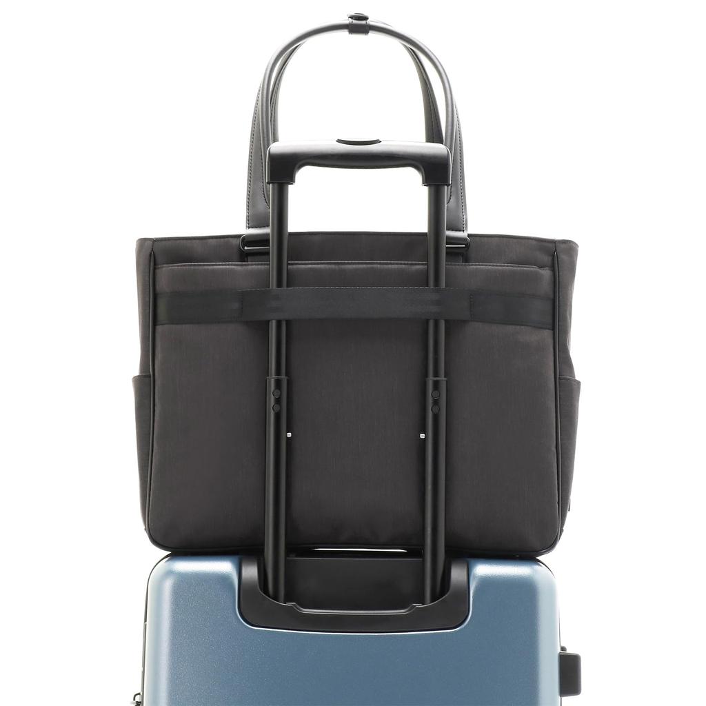 Tote Business Compatible with Inch B4 Size Storage Strong Water Repellent Teflon Treatment Light Black [Ace Gene] Bag, Bag, 14.0 PC, [Stain Resistant,