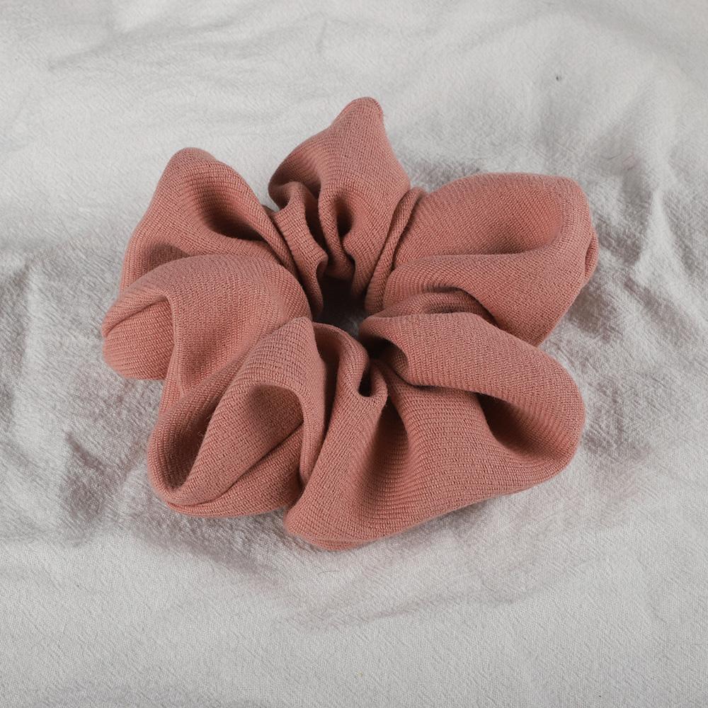 Fashion Winter Fabric Large Hair Scrunchies Elastic Hair Bands Women Girls Ponytail Holder Hair Ties Hair Accessories New