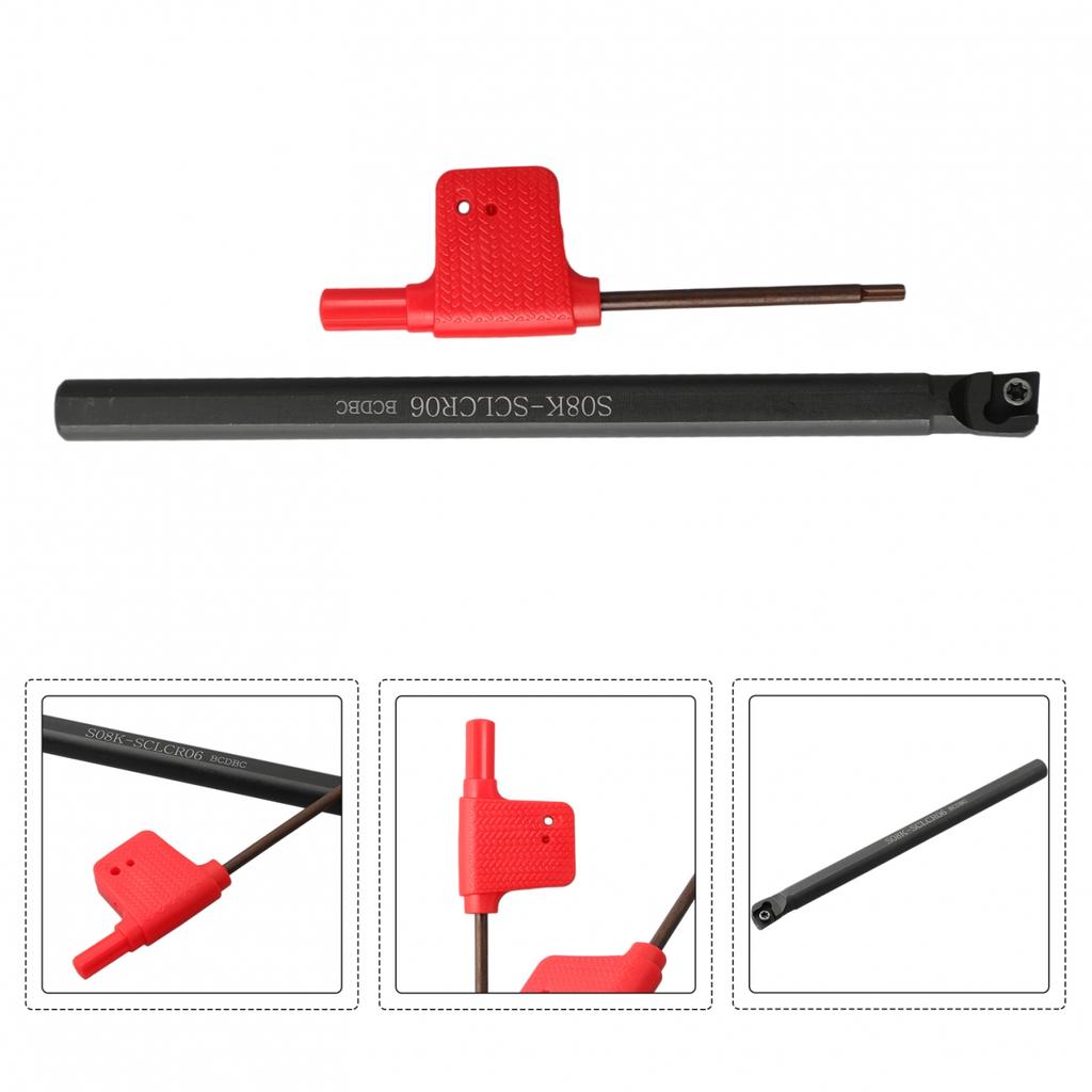 Твердосплавный токарный инструмент Токарный расточной борштанга и вставка CCMT060204-HM для обработки стали