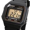CASIO Standard Digital Men's Watch W-217H-9AV Black x Gold LCD Overseas Model