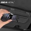 Car Glasses Holder Faux Leather Automotive Interior Sun Visor Sunglasses Clip