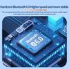 Беспроводной Bluetooth 6.0 наушник с воздушной проводимостью, спортивная гарнитура, Hi-Fi стерео наушник, наушники с микрофоном и шумоподавлением