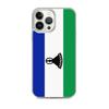 Coque iPhone - Lesotho - Drapeau - Souple - Multicolore - Compatible iPhone 13 Pro Max
