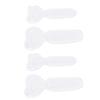 4 шт. пяточные вкладыши для слишком больших туфель, противоскользящие накладки на пятку, мягкие амортизирующие прокладки для защиты пятки, прозрачные