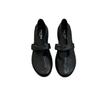 Sheepskin version shallow mouth single shoes women's 2025 summer new French one-word belt Mary Jane shoes black soft-soled small leather shoes
