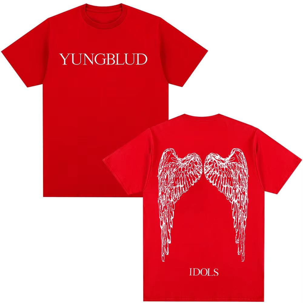 Yungblud IDOLS Wings Album Tour 2025 T Shirt Fans Gift Men's Women Hip Hop Short Sleeve T-shirts Oversized Couples Short Sleeves Classic