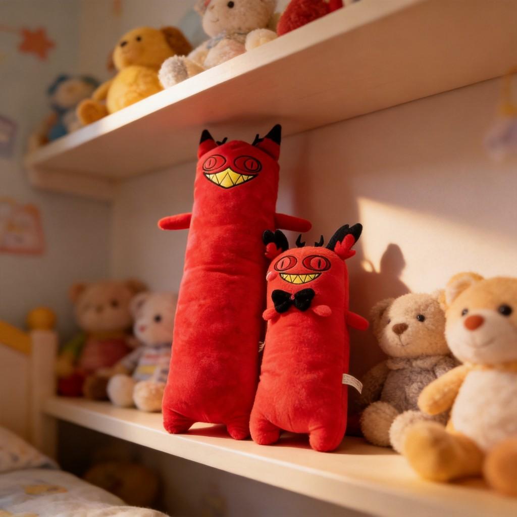 Плюшевая игрушка-кошка из отеля Хазбин, из мягкого кристаллического бархата, для подарков и коллекционеров