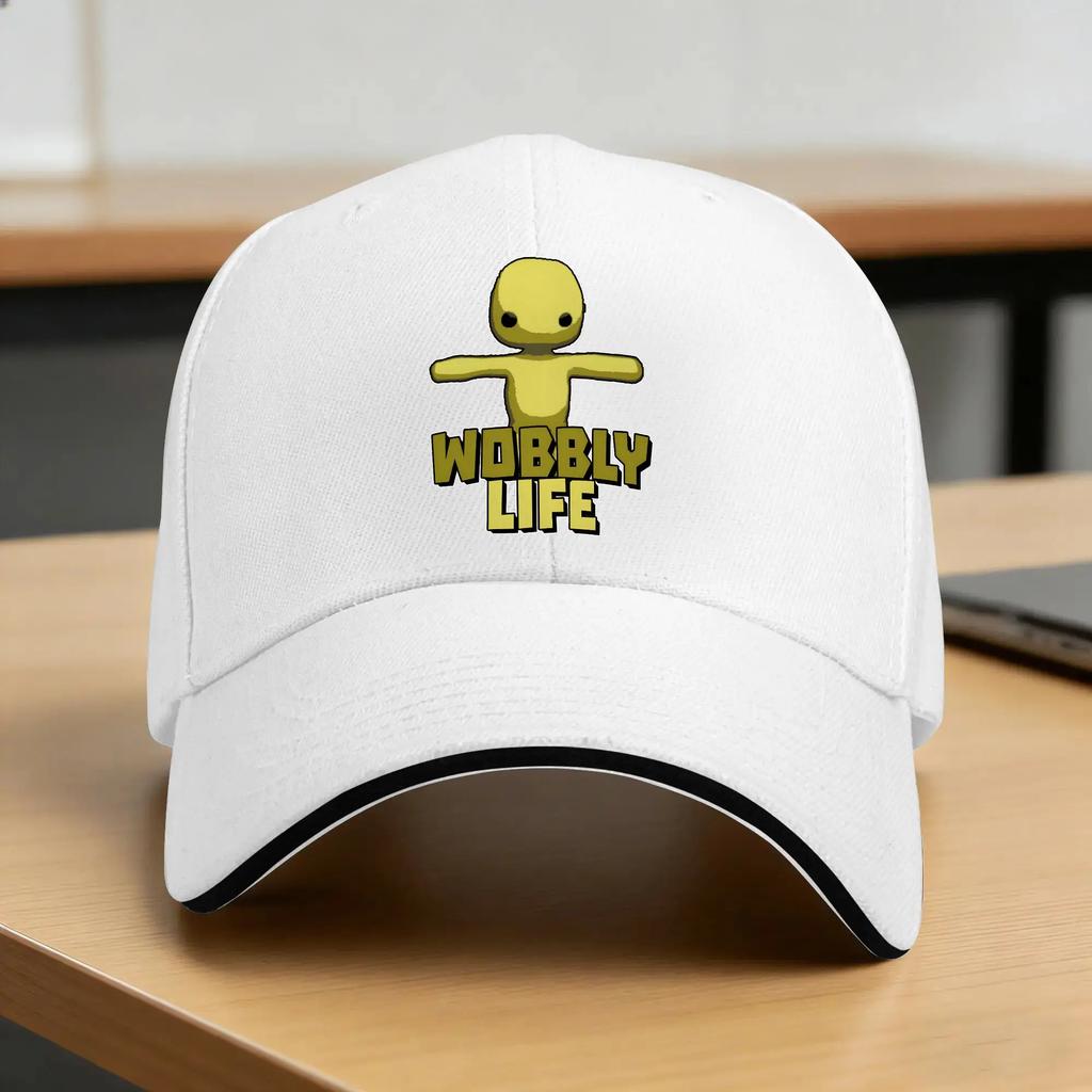 Wobbly Life Casual Baseball Cap Summer Trucker Hat Hot Sale Kpop Rock Hip Hop Hats Unisex Adult Vintage Baseball Caps