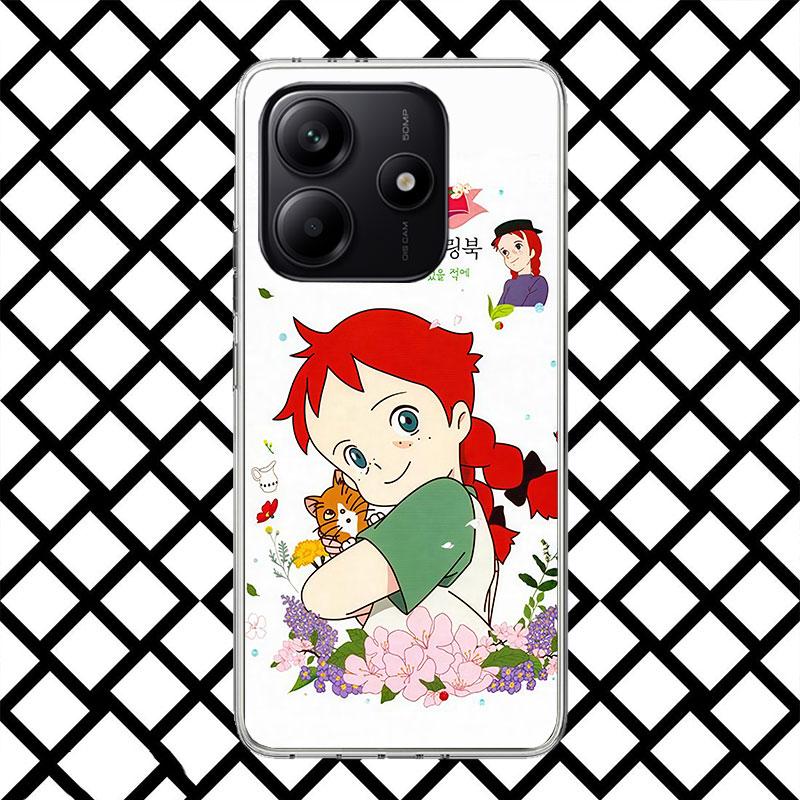 Чехол для телефона A-Anne Of Green Gables Shirley для Xiaomi Redmi Note 15 14 14S 13 12 12S 11 Pro Plus 11E 11T 11S 10S 5G Мягкий чехол Fu