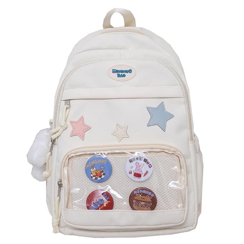 Schoolbag Children  Elementary School Students Girls  Junior High School Students  Star Backpacks  College Students  Backpacks
