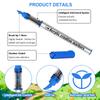 Acrylic Paint Markers 10 Pcs Brush Tip Acrylic Paint Pens Set 12 Professional Color Series for Rock Painting DIY & Art Supplies
