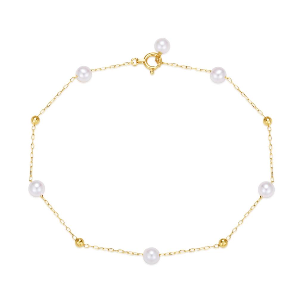 PEARL Made in natural pearl bracelet for 10k Akoya pearl for everyday [KOKO JEWELRY] Japan, women, pearl, bracelet, use, br40mrb-10k-6