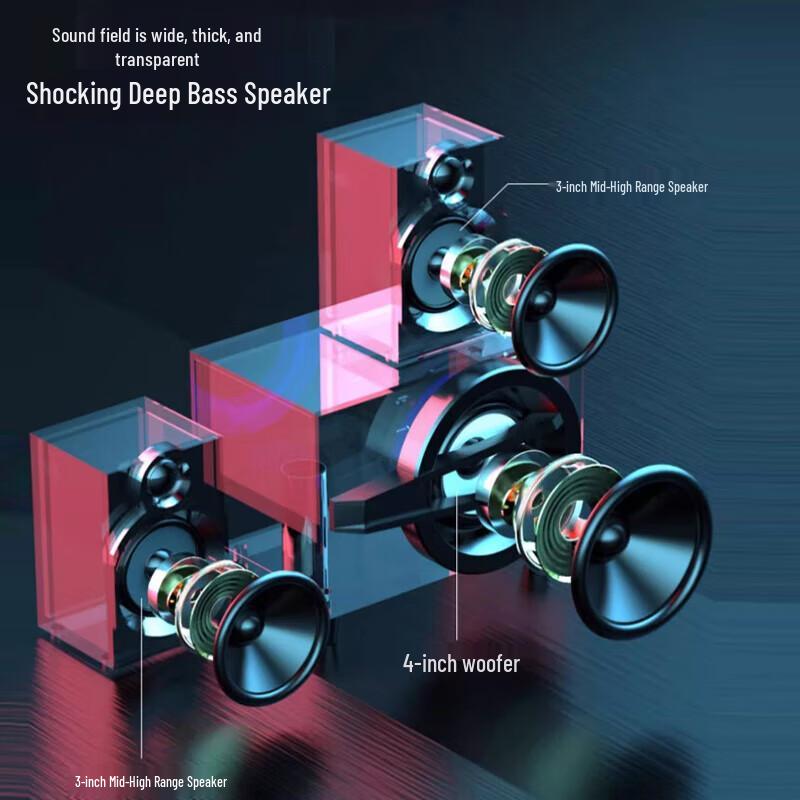 SAKO A6 2.1 Channel Multimedia Computer Speaker with Subwoofer