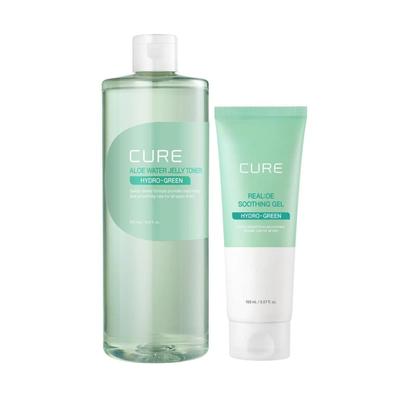 Желейный тонер 500 мл + Успокаивающий гель Realoe 150 мл