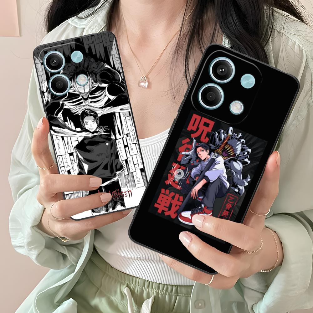 Чехол для телефона Jujutsu Kaisen Юта Оккоцу для Xiaomi Redmi 15 14 13 12 A5 3 2 1 C Plus 4G 5G Цветной Печатный Чехол Роскошный Красивый