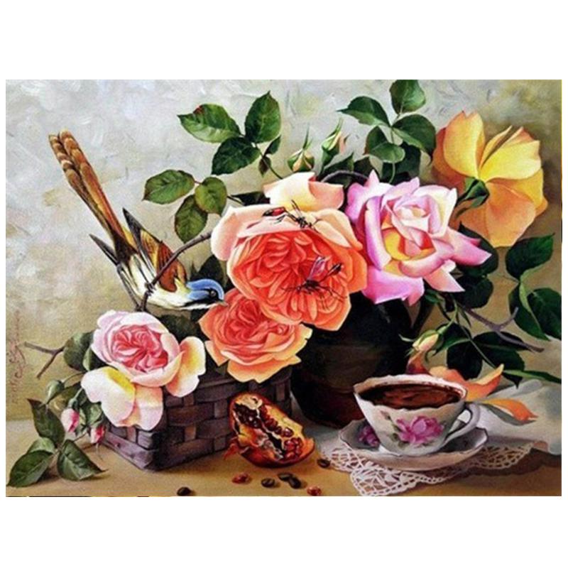 Алмазная вышивка Diy Алмазный рисунок животных Птица Алмазная картина Вышивка крестом Декоративная