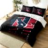 Houston Texans 3pc Duvet Cover Set Simple Modern Bedding Set Wrinkle Resistant Soft Fabric All Season Use a perfect gift