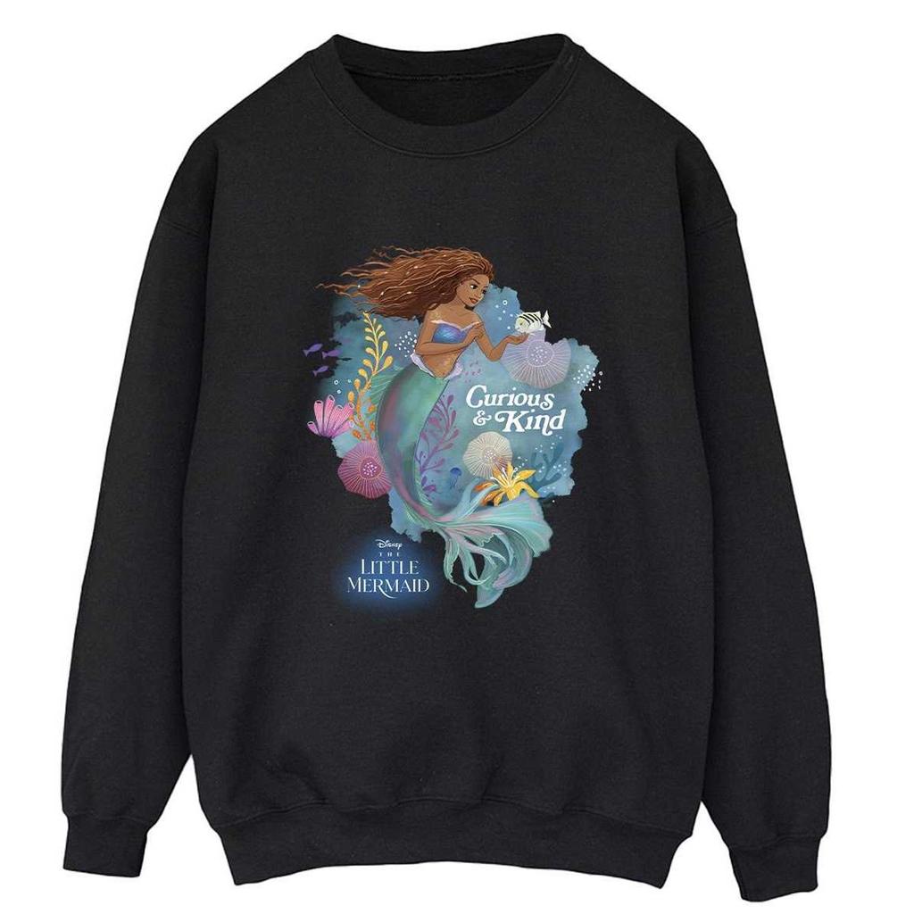 The Little Mermaid Женский/Дамский Свитшот 'Любопытный и добрый' из фильма