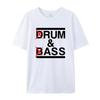 Забавные футболки Drum & Bass / Rum & B-Ass Lovers Drummer Leisure для мужчин, женская хлопковая футболка с коротким рукавом, повседневные винтажные топы