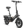DYU C3 Electric Bike for Adults 14" Folding Commuter City E-Bike with 350W Motor and 36V 7.5Ah Battery