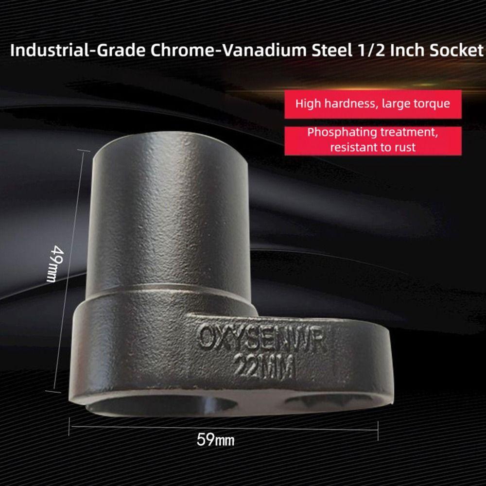 3/5PCS Plum Blossom Square Mouth Oxygen Sensor Removal Tool Red Box Vacuum Sensor Socket  Car Repair