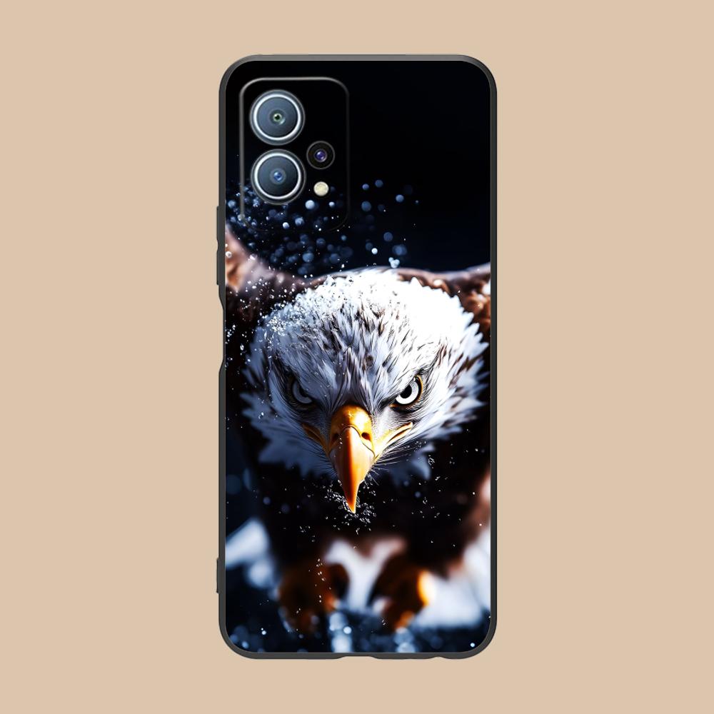 Чехол для мобильного телефона с изображением белоголового орла для Huawei P60 P50 P40 P30 P20 P10 P9 P8 Pro Lite Plus Цветная печать Защитный Красивый