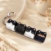 Cute Cat Keyboard Fidget Toy, Crisp Sound,Stress Relief Fidget Clicker Keychain, Creative Keycap Button, for Adults at Work, Travel, Home