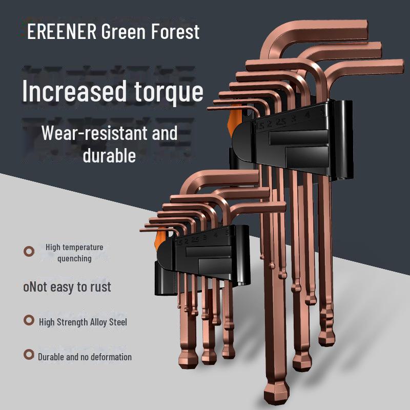 Универсальный набор шестигранных ключей и отверток Green Forest, 6-гранный